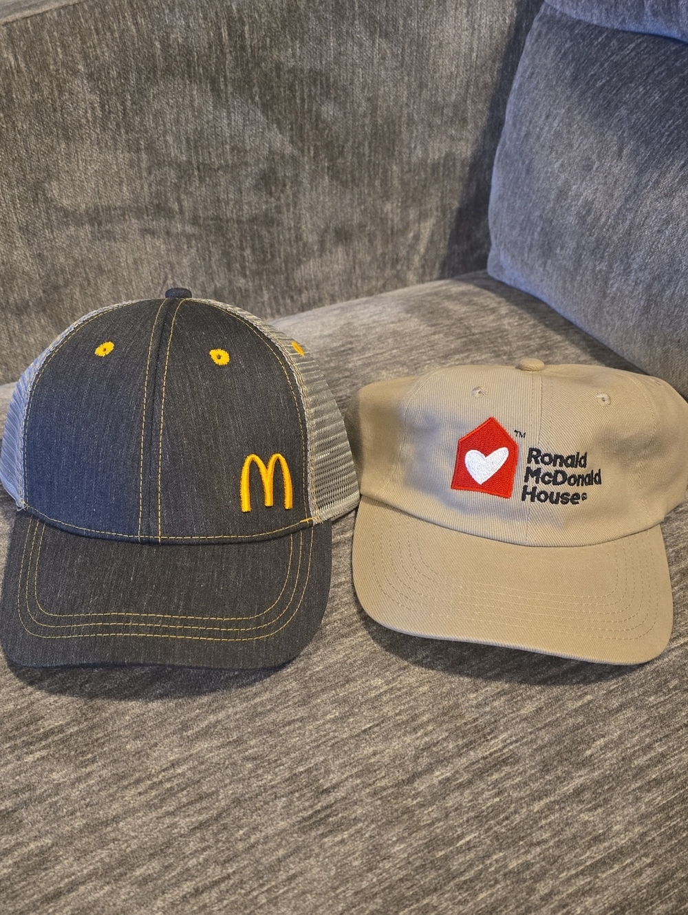 (2) McDonalds Hats - Velcroback